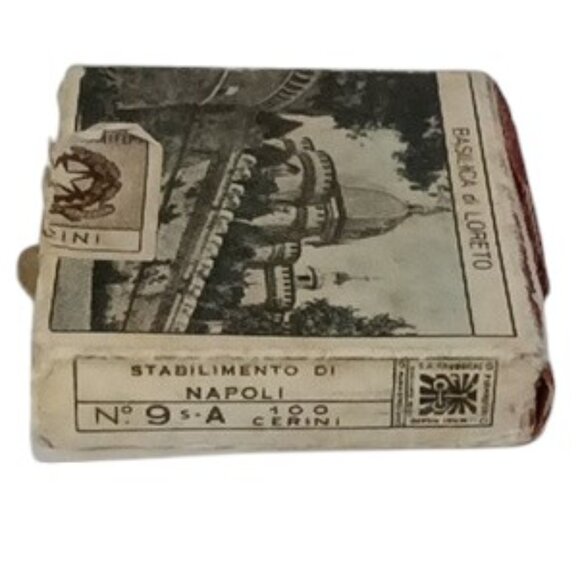 Vintage Italian Matchbox Societa Anonima Milano Foligno Trieste w/Matches - Picture 5 of 5